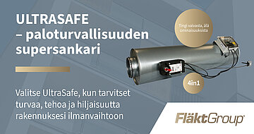 FläktGroup UltraSafe -ilmamääräsäädin